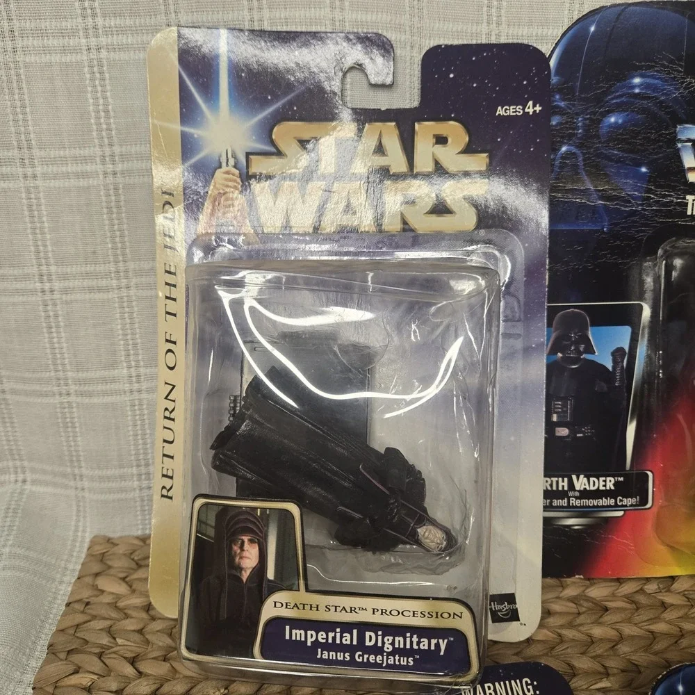 Lot Of 4 Vintage Star Wars‎ Kenner Hasbro Figures 2003 1995 New Original Sealed